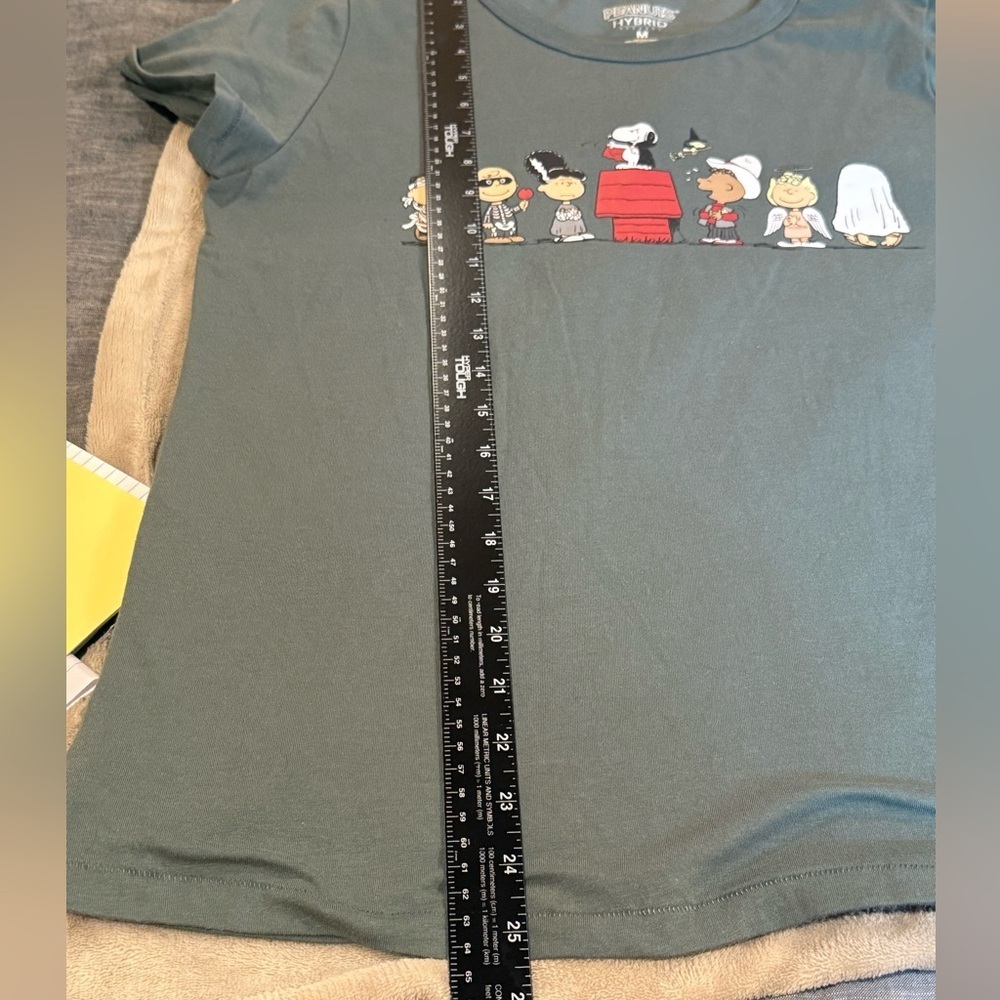 Hybrid Peanuts Charcoal Gray T-shirt Peanuts gang in costume Medium - Picture 6 of 8